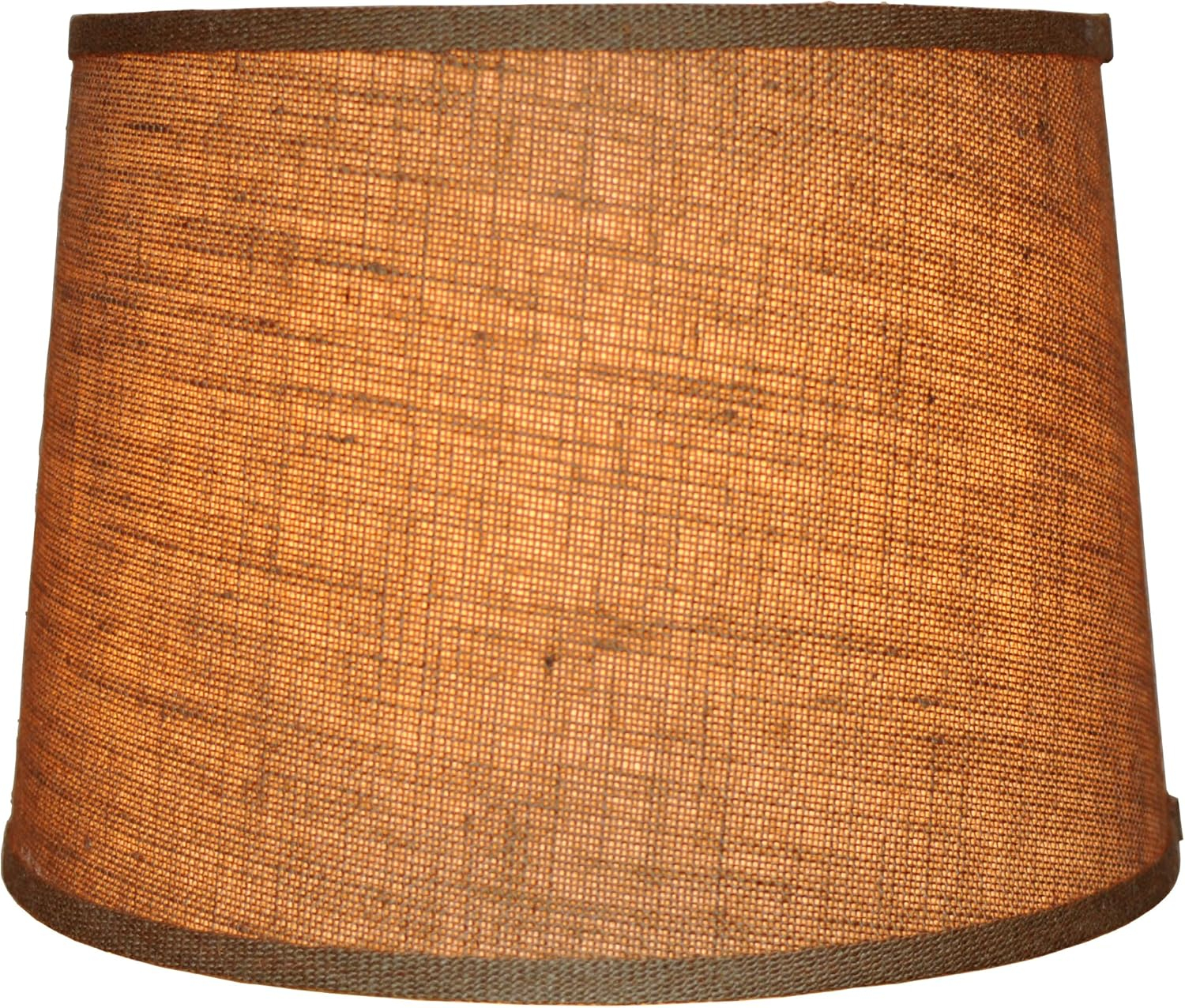 Urbanest French Drum Burlap Lampshade, Natural, 14"x16"x11"