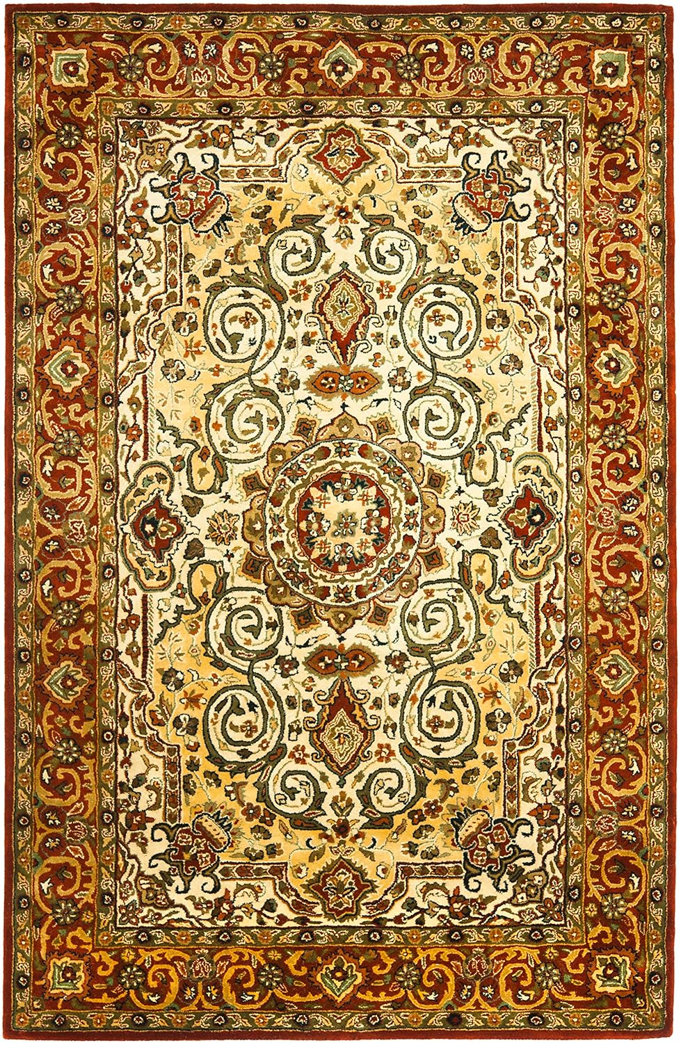 Safavieh PL531A Persian Legend Ivory / Rust
