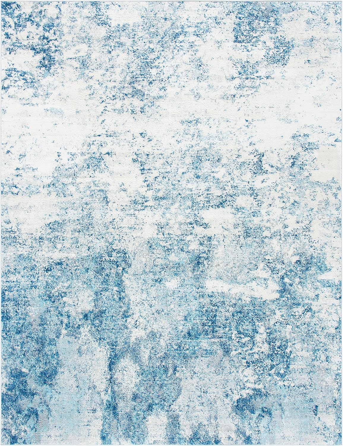 SAFAVIEH Brentwood Alaia Abstract Area Rug, 11' x 15', Ivory/Navy