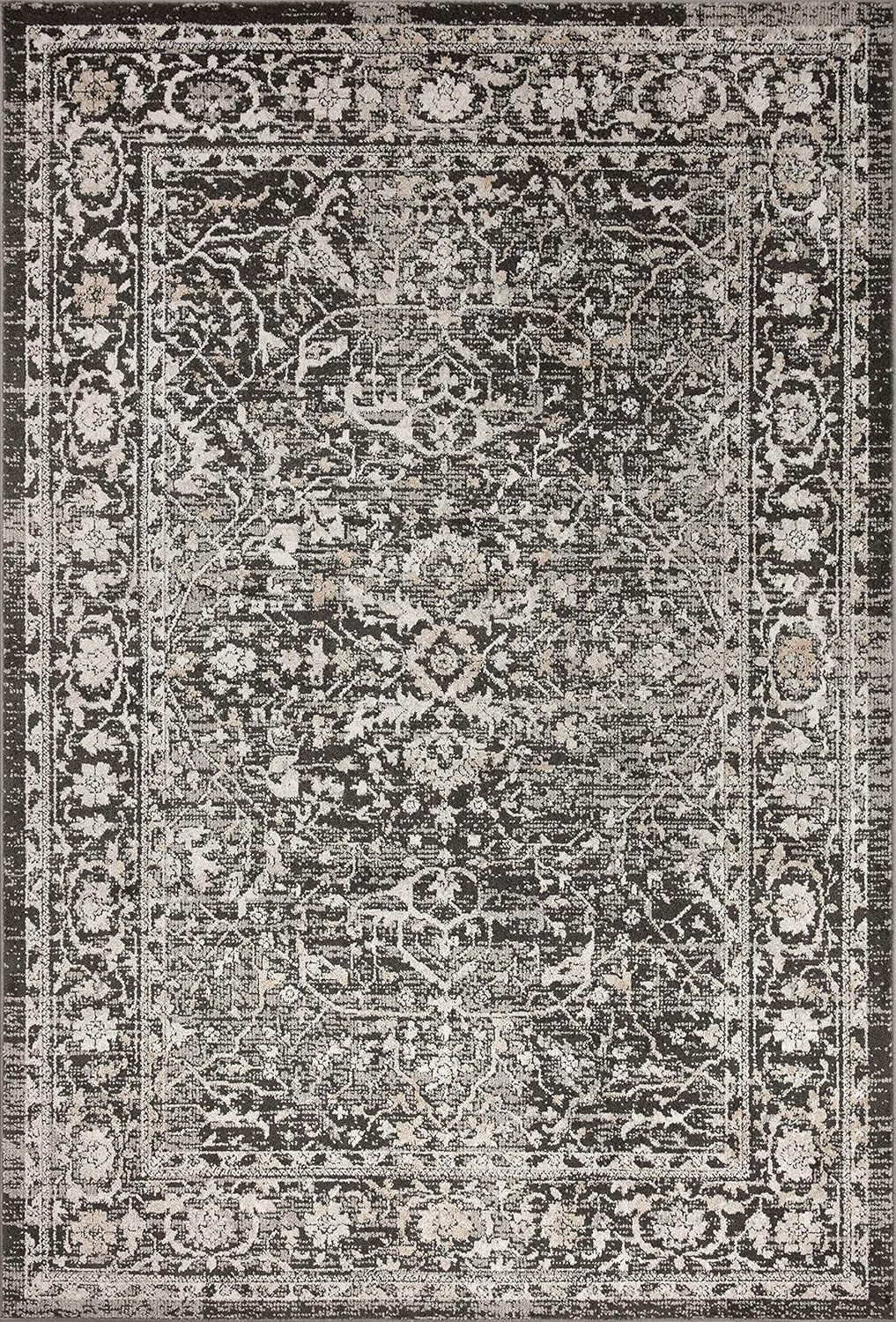 Loloi II Odette Charcoal / Silver 2'-7" x 10'-0" Runner Rug