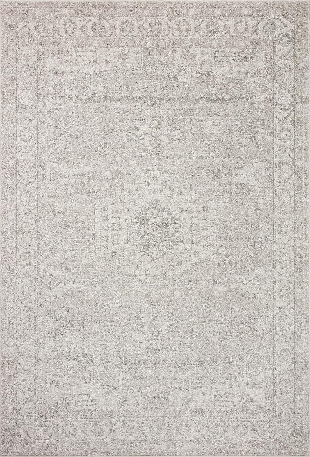 Loloi II Odette Silver / Ivory 2'-3" x 3'-10" Accent Rug