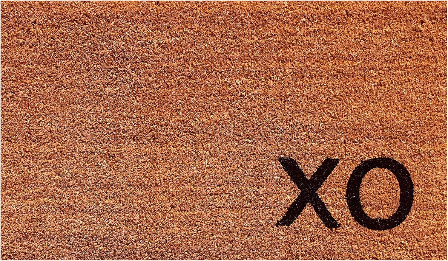Natural Coir and Vinyl Outdoor Rectangle Doormat