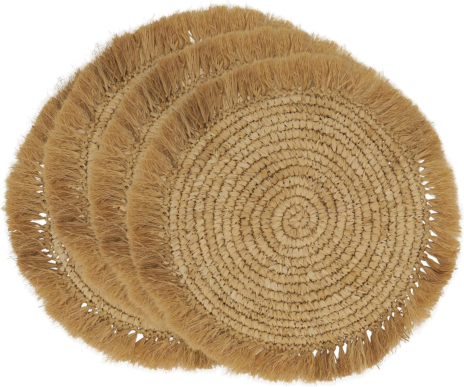 Raffia Placemats, Set of 4