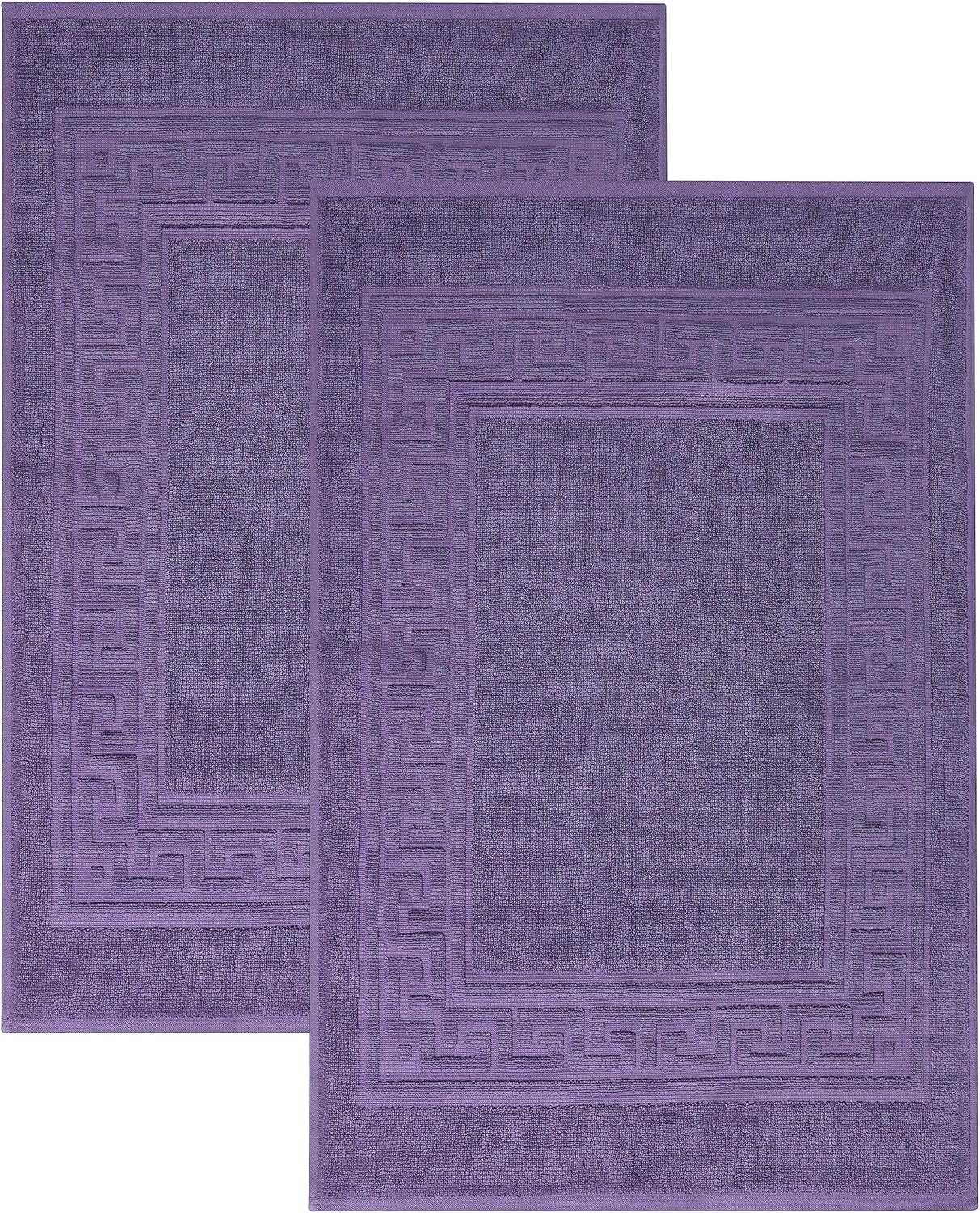 Impressions Bison 2-Piece Absorbent Cotton Bath Mat