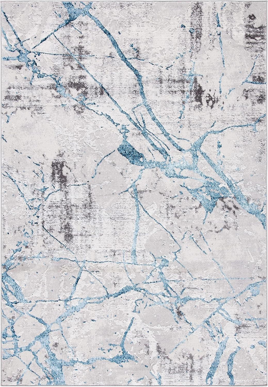 SAFAVIEH Amelia Pemala Abstract Area Rug, Grey/Blue, 9' x 12'