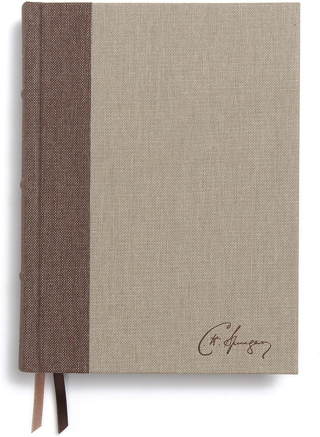 CSB Spurgeon Study Bible, Brown/Tan Cloth Over Board - by  Alistair Begg & Csb Bibles by Holman (Hardcover)