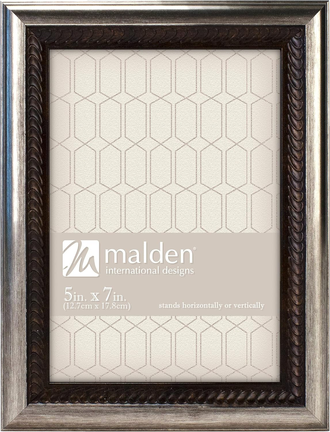 BRONZE WAVE Braid-Trim classic 5x7 by Malden - 5x7