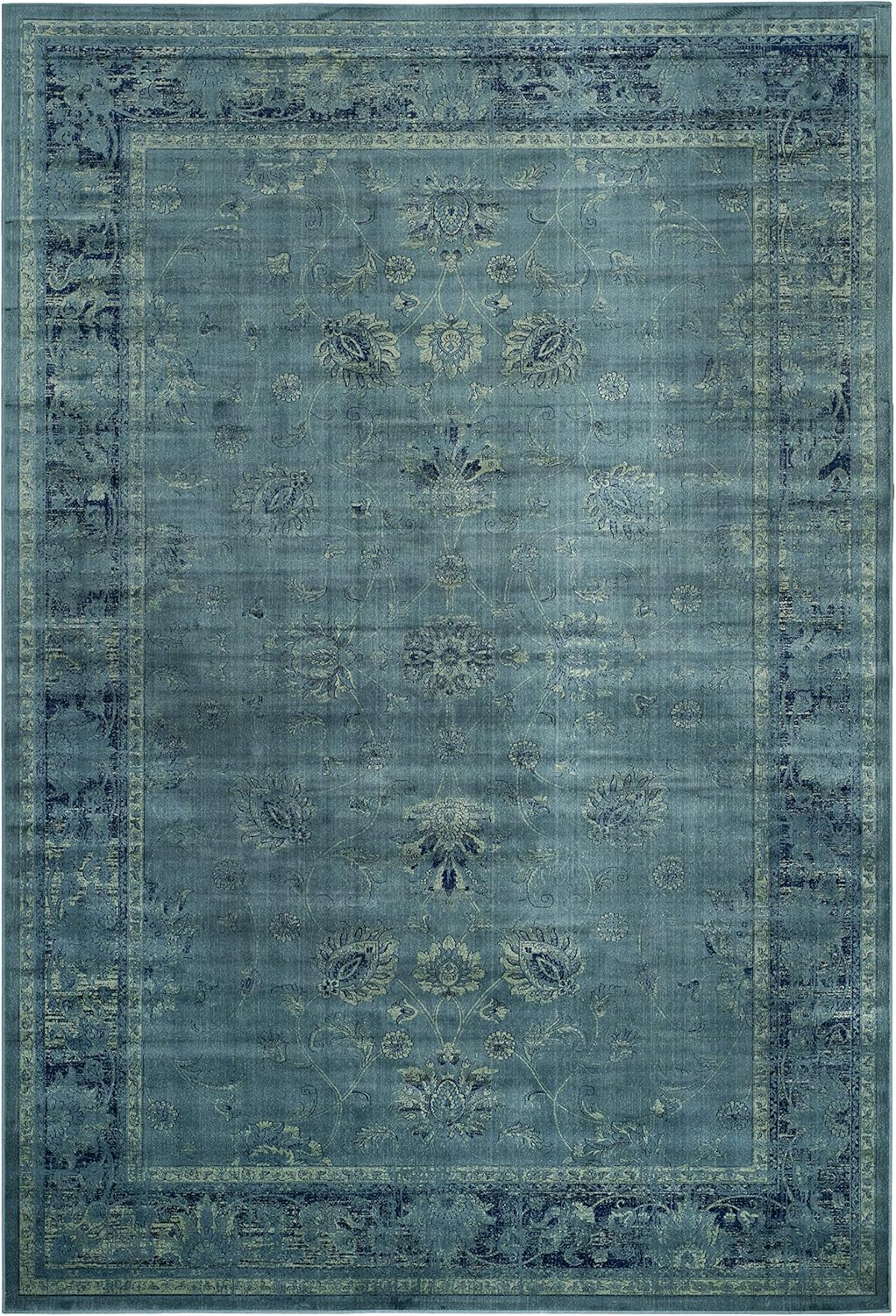 SAFAVIEH Vintage Adrian Traditional Area Rug, Turquoise, 8' x 10'