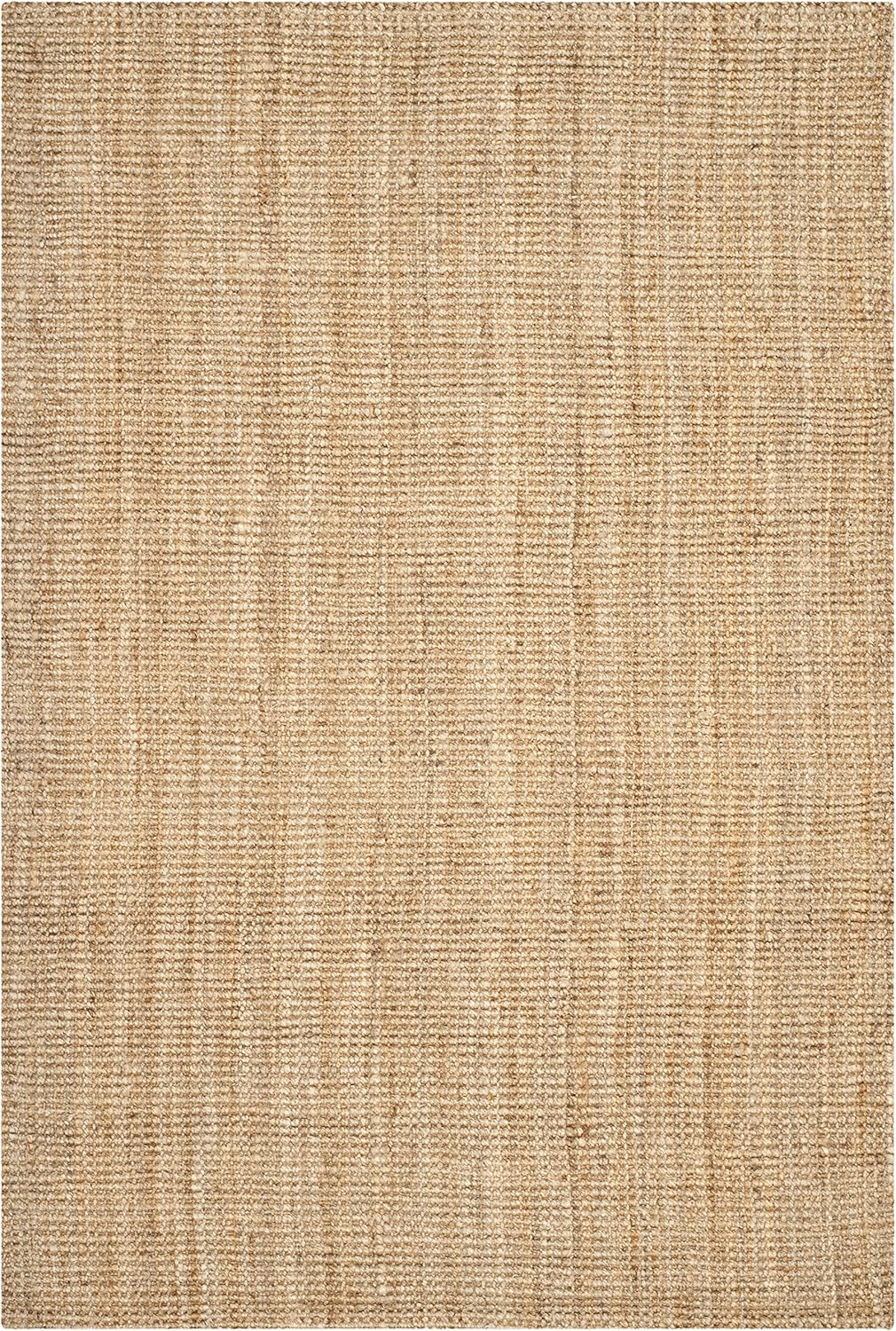 SAFAVIEH Natural Fiber Delmar Braided Jute Area Rug, Natural, 6' x 9'
