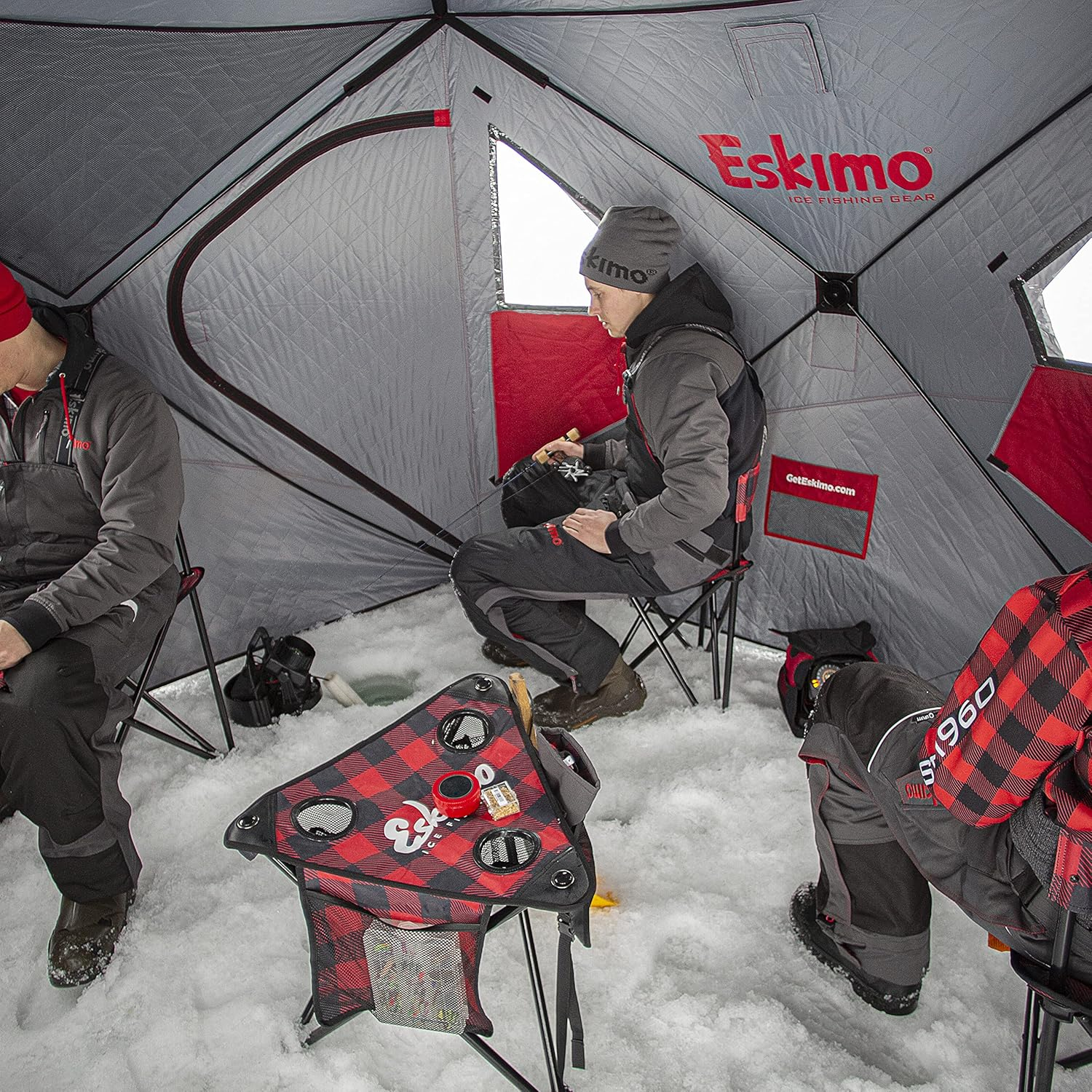 Eskimo Outbreak 450XD Pop-up Portable Insulated Ice Fishing Shelter, 4-5 Person