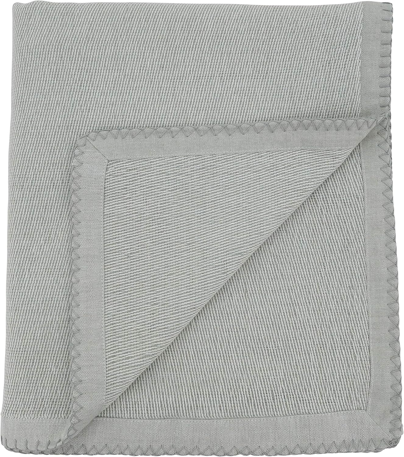 SARO LIFESTYLE Whipstitch Design Throw