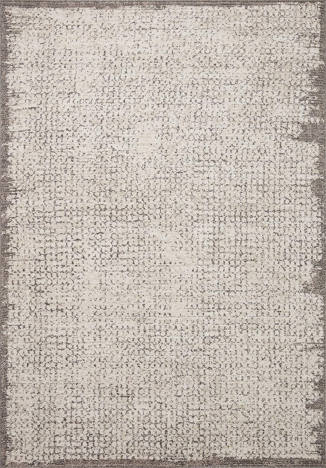 Loloi Darby Collection DAR-04 Ivory/Stone 2'-7" x 12'-0" Runner Rug