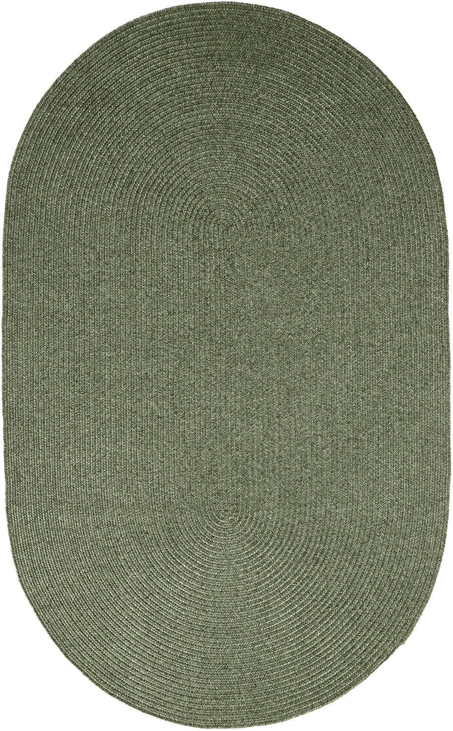 Superior Jute Oval Indoor Area Rug, Green