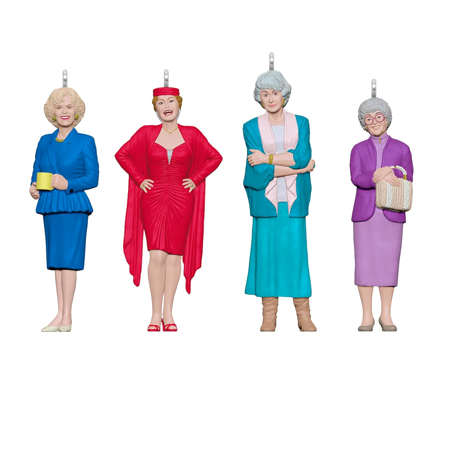 Hallmark 2024 Ornament - Mini The Golden Girls Ornaments, Set of 4