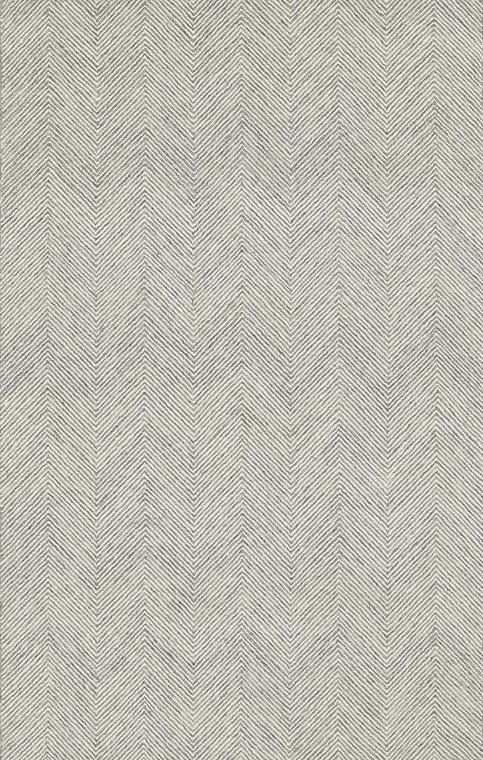 Momeni Contemporary Rectangle Area Rug, Grey, 5' X 8'