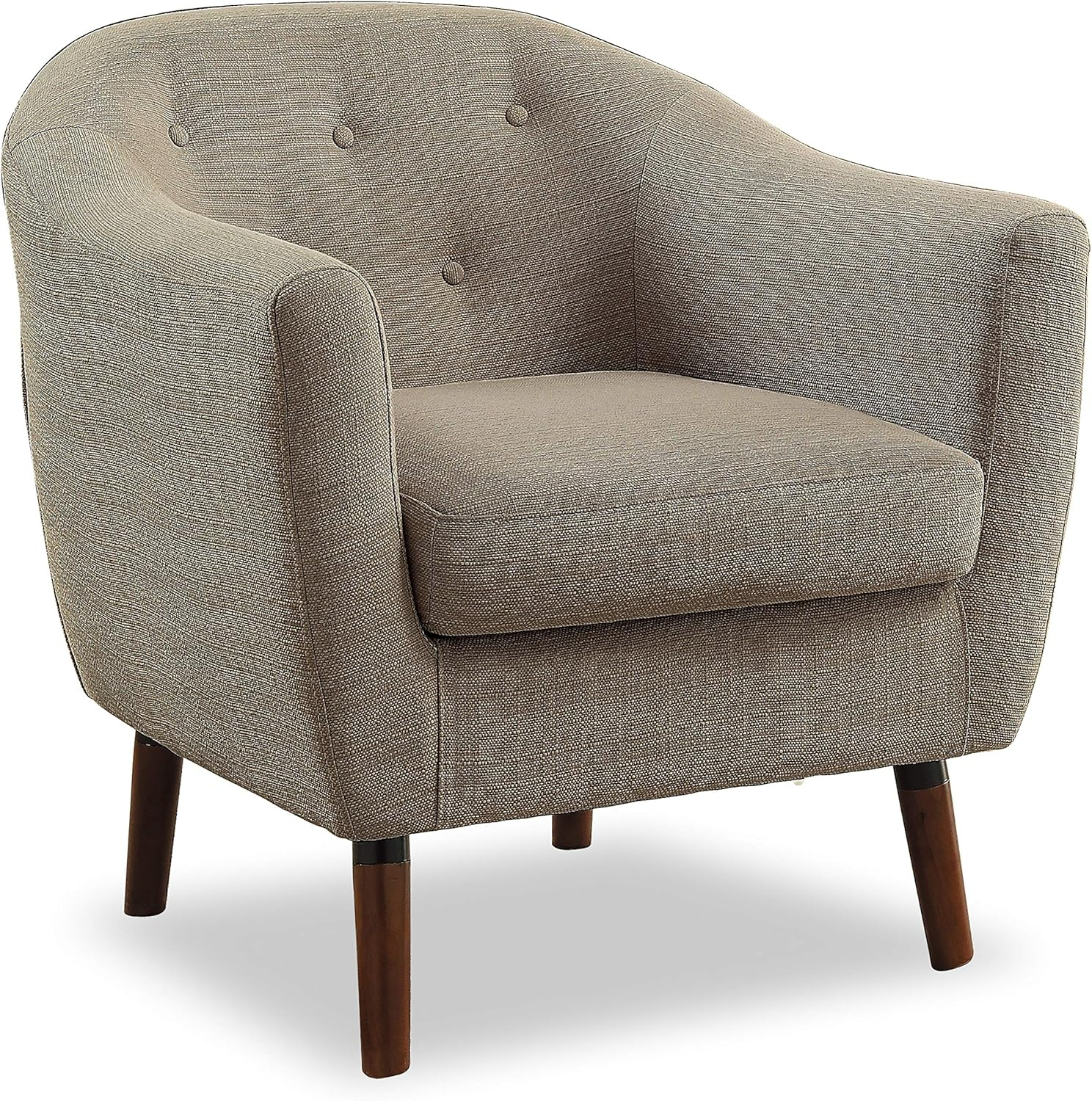 Lexicon Lucille Upholstered Accent Chair in Beige