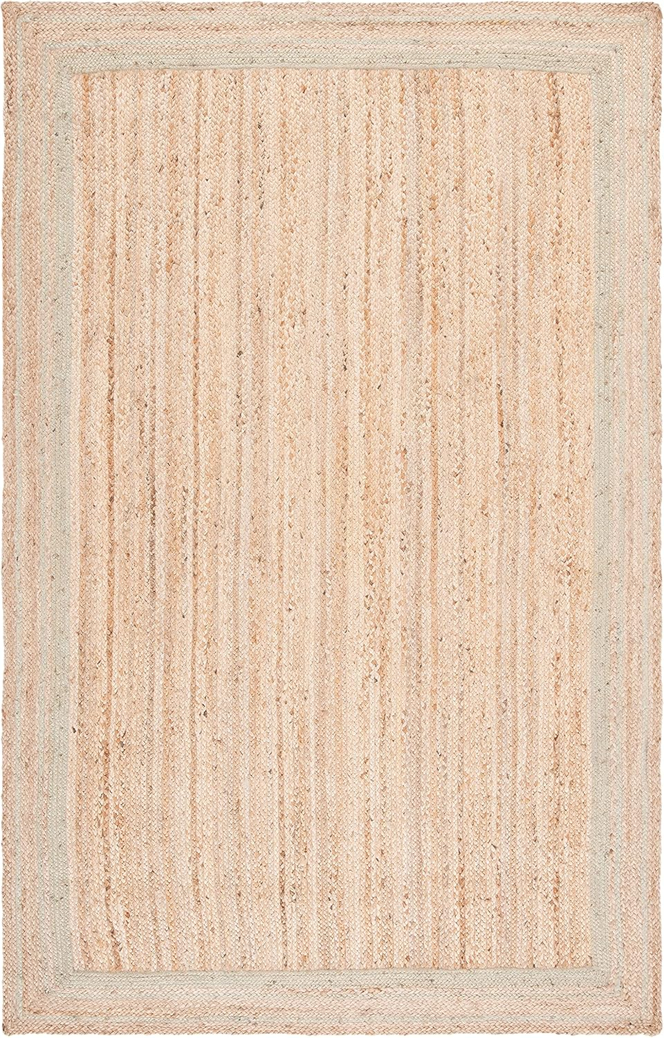 SAFAVIEH Natural Fiber Ariana Bordered Area Rug, Green/Natural, 4' x 6'