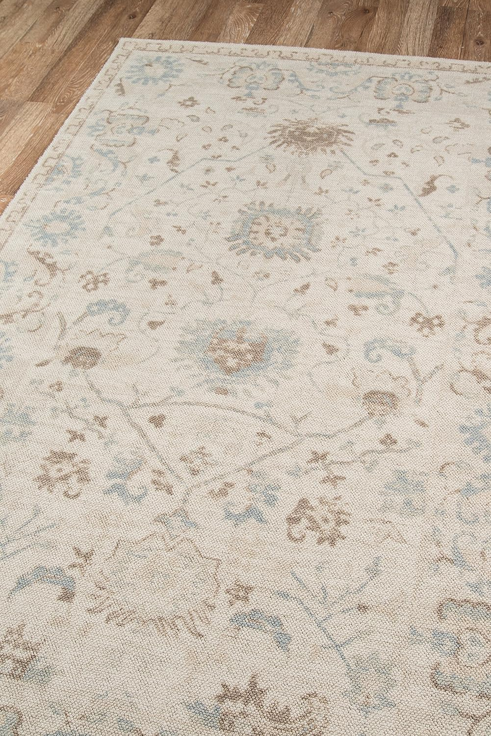 Momeni Anatolia Wool and Nylon Machine Made Beige Area Rug 7'9" X 9'10"