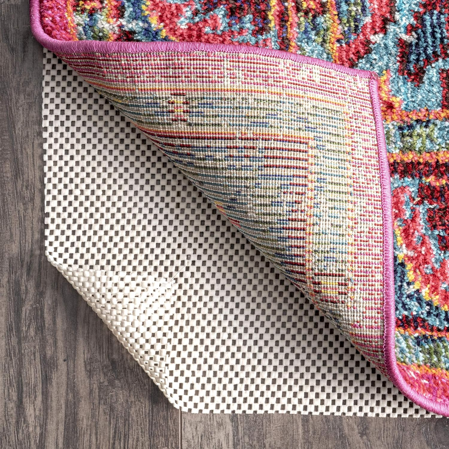 nuLOOM Non-Slip Grip Rug Pad, 5' x 8', White