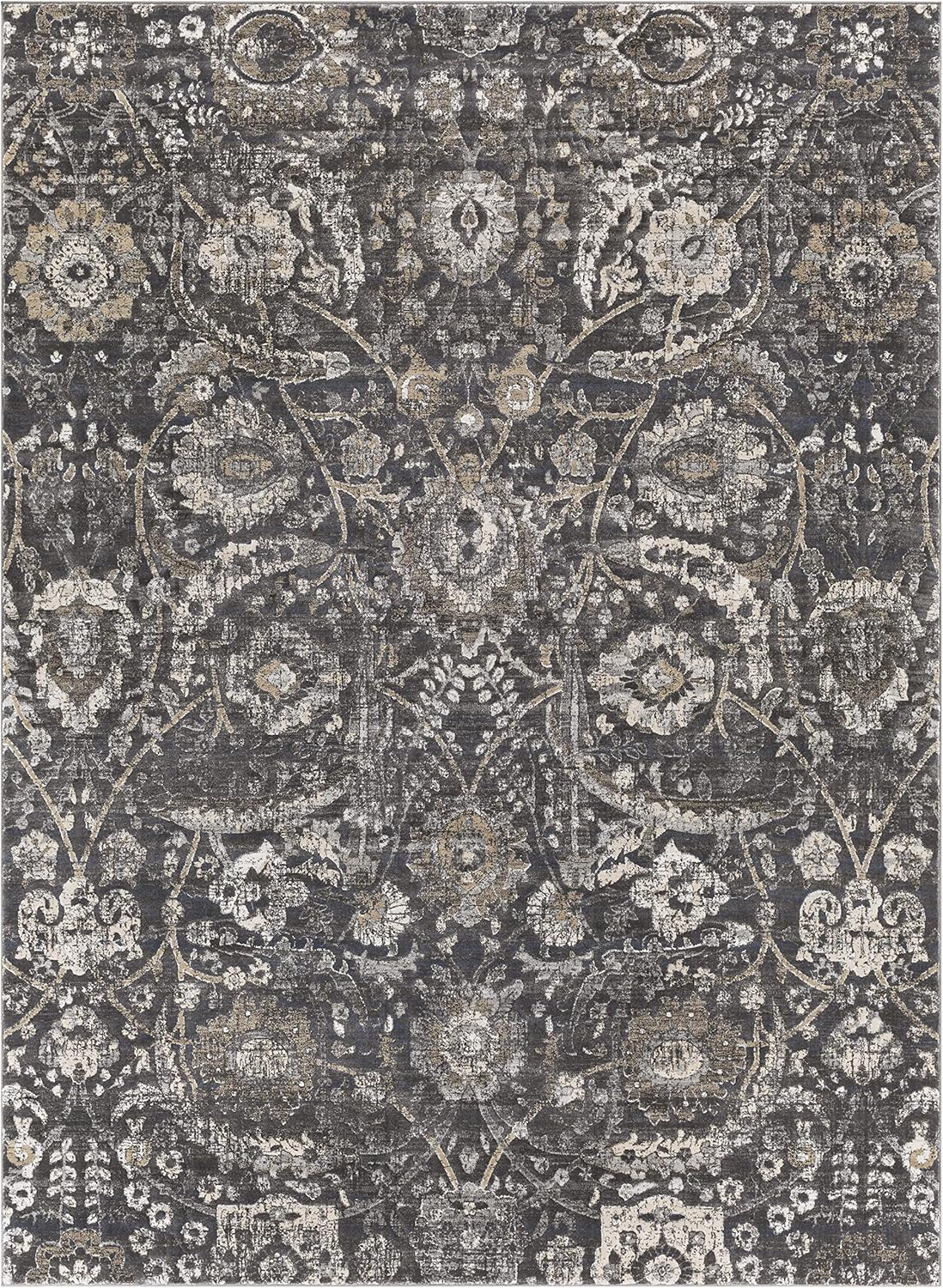 Mark&Day Area Rugs, 9x12 Avellino Traditional Beige Area Rug (9' x 12'4")