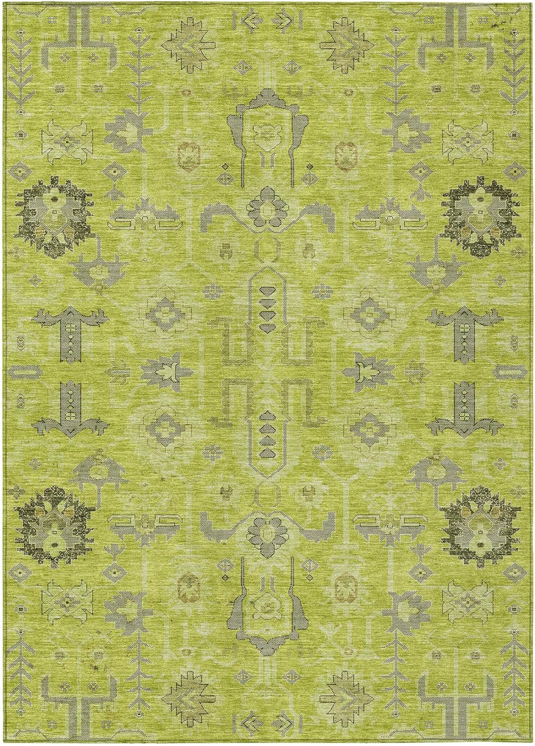 Addison Rugs Chantille ACN697 Aloe 10' x 14' Indoor Outdoor Area Rug, Easy Clean, Machine Washable, Non Shedding, Bedroom, Entry, Living Room, Dining Room, Kitchen, Patio Rug
