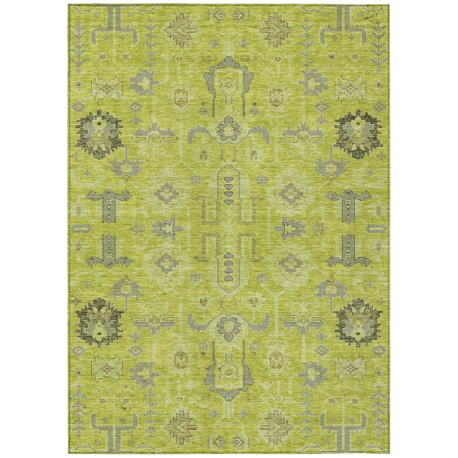Addison Rugs Chantille ACN697 Aloe 10' x 14' Indoor Outdoor Area Rug, Easy Clean, Machine Washable, Non Shedding, Bedroom, Entry, Living Room, Dining Room, Kitchen, Patio Rug