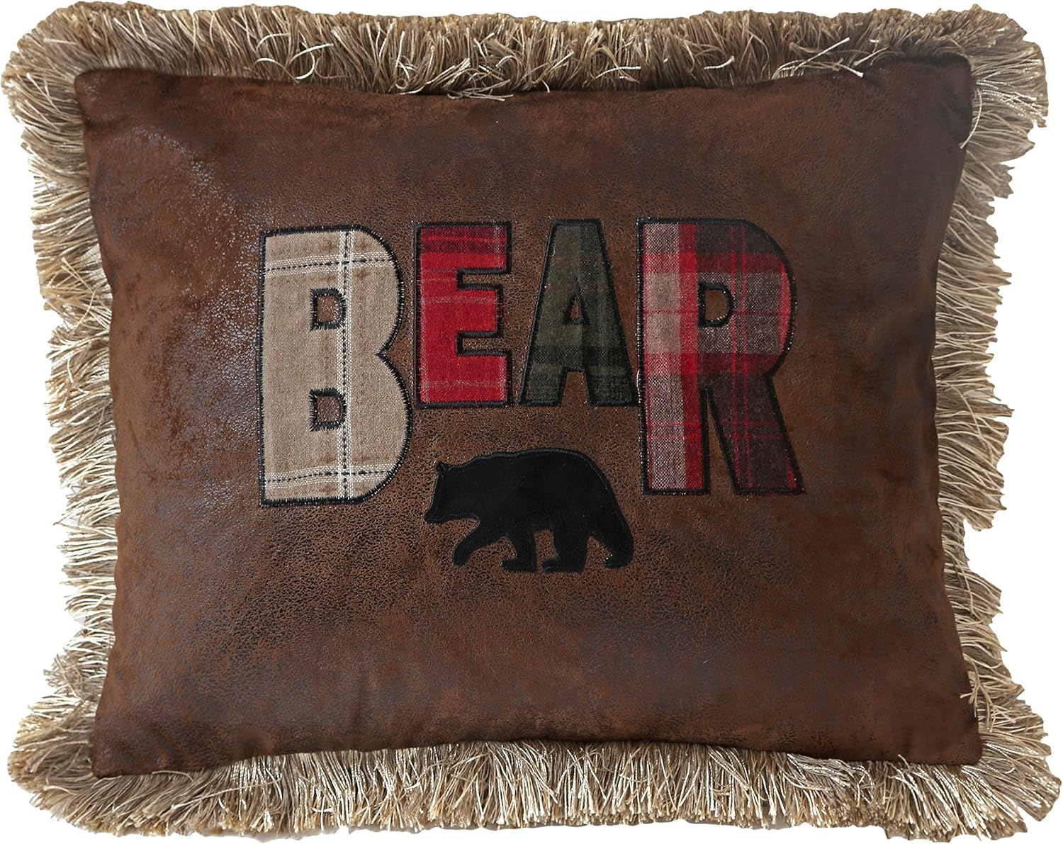 Carstens Inc. Cedar Hills Faux Leather Throw Pillow