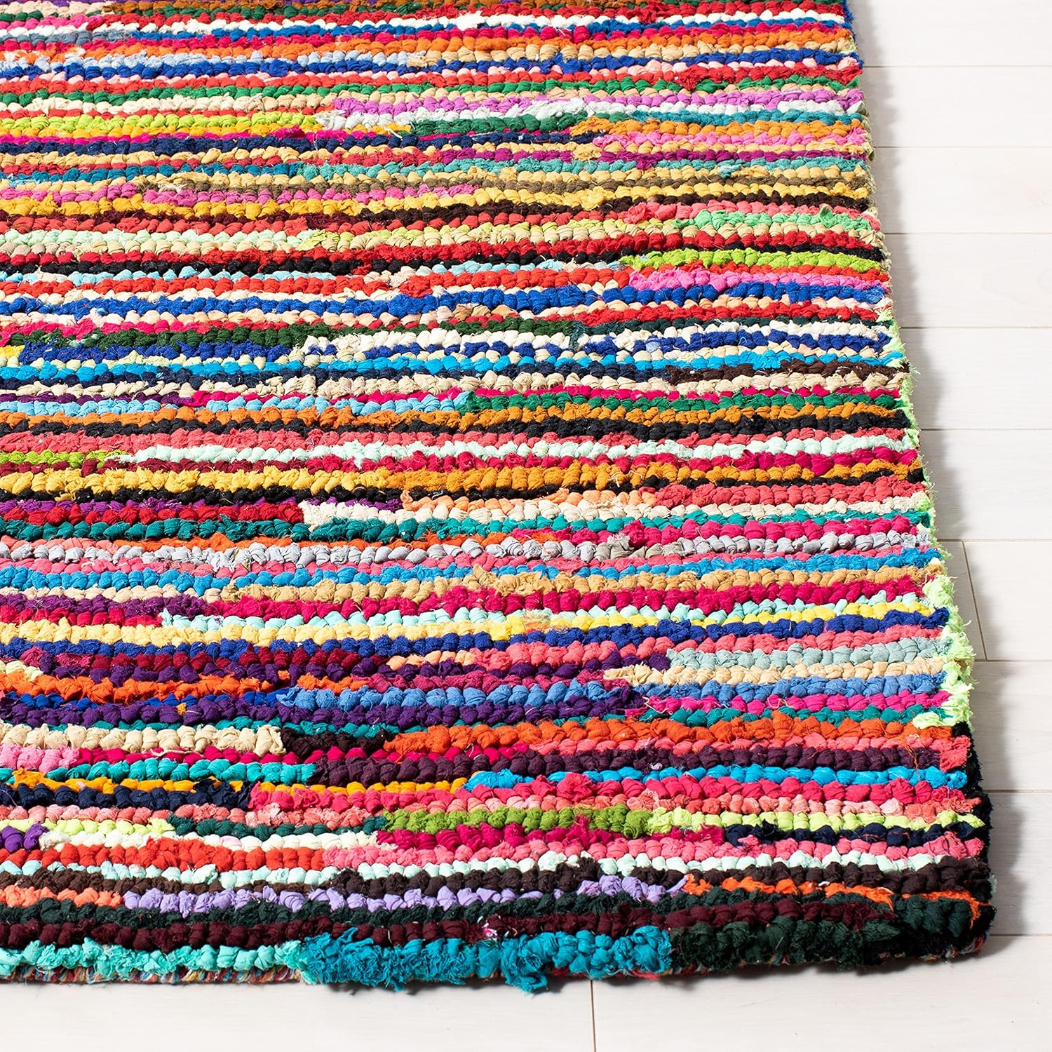 SAFAVIEH Nantucket NAN142A Handmade Pink / Multi Rug