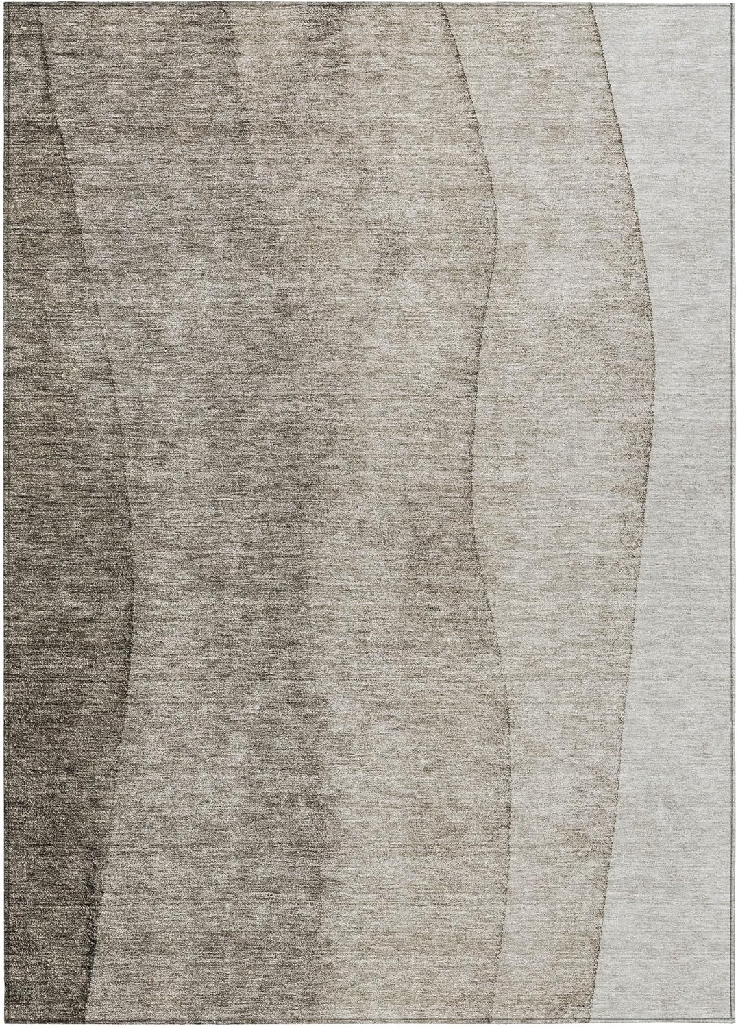 Addison Rugs Chantille ACN690 Taupe 10' x 14' Indoor Outdoor Area Rug, Easy Clean, Machine Washable, Non Shedding, Bedroom, Entry, Living Room, Dining Room, Kitchen, Patio Rug