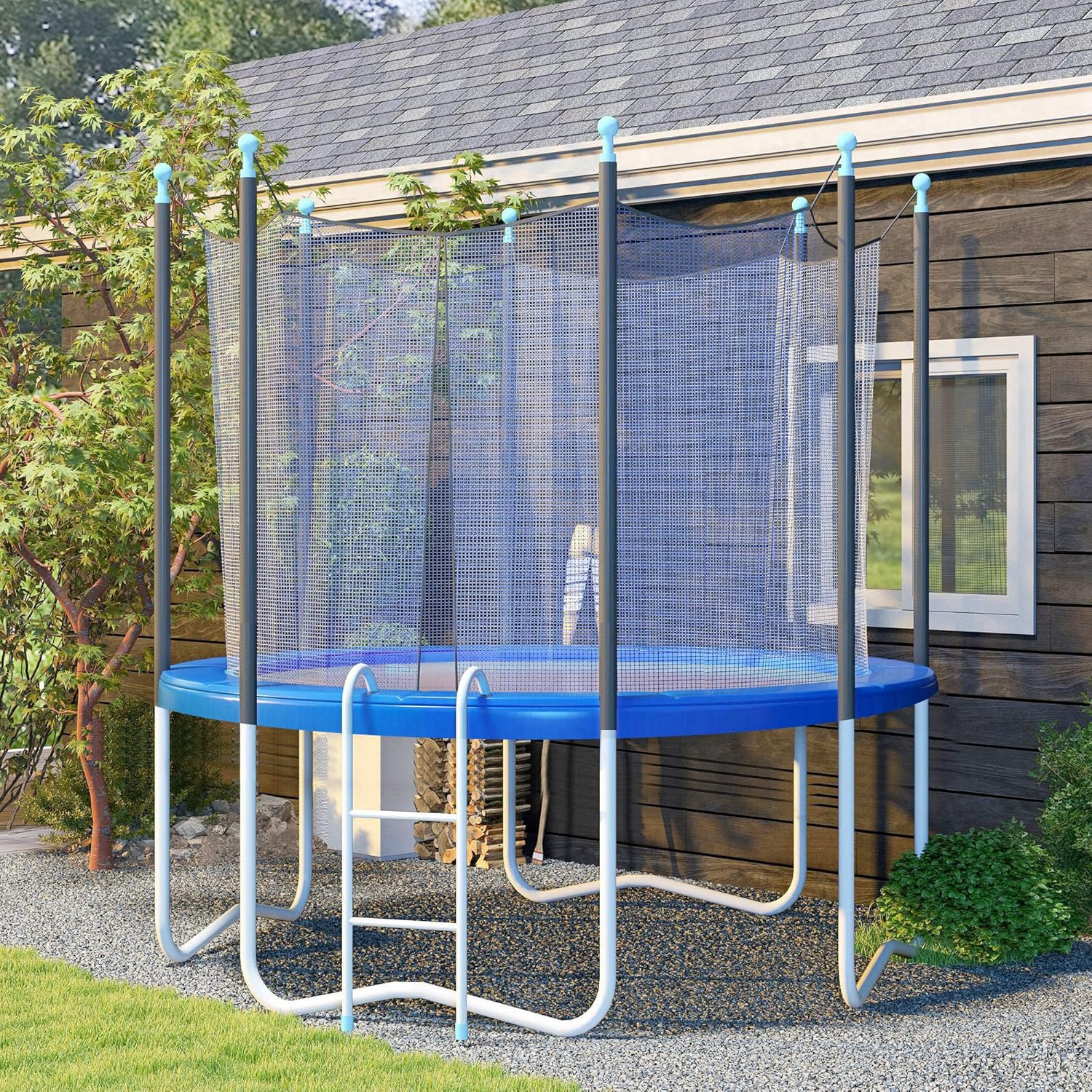 Kadyn 12FT/14FT Trampoline Spring Cover, Safety Trampoline Pad Replacement, Waterproof and Tear-Resistant