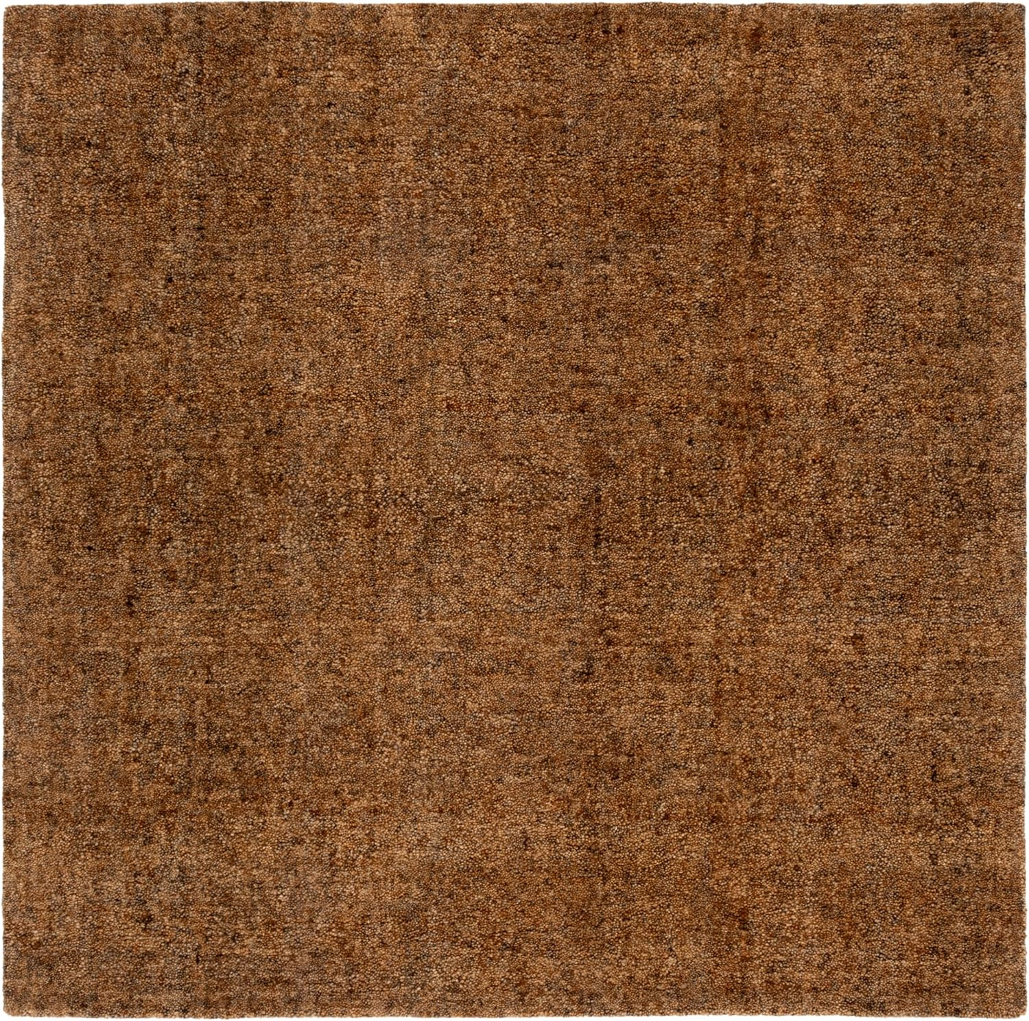 SAFAVIEH Gabbeh Verity Abstract Area Rug, Gold/Brown, 6' x 6' Square