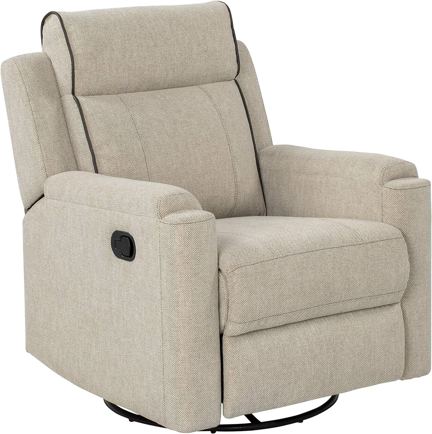 Thomas Payne RV Swivel Glide Recliner - Norlina - Luxurious, Comfortable RV Recliner - Easy-to-Clean PolyHyde Vinyl Fabric - High-Density Foam Interior for Extra Comfort - 2020129856