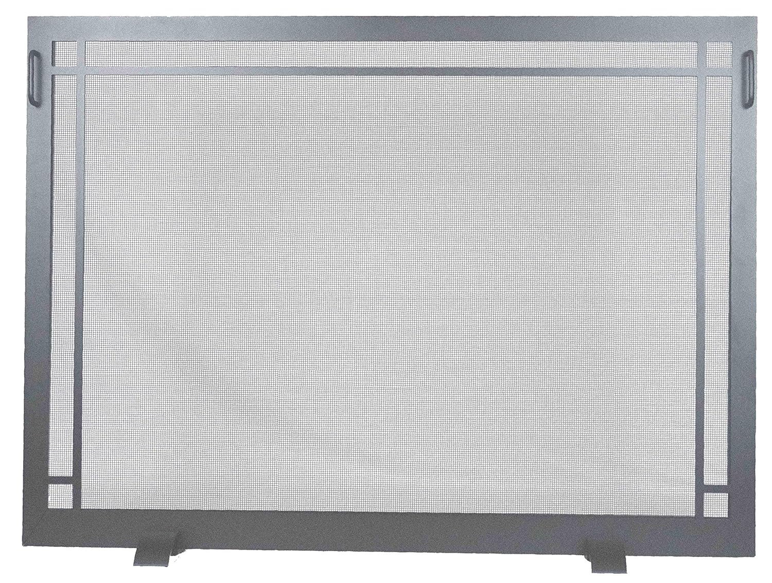 GHP Group Inc Design Specialties Dark Pewter Craftsman Fireplace Screen 43 X 32