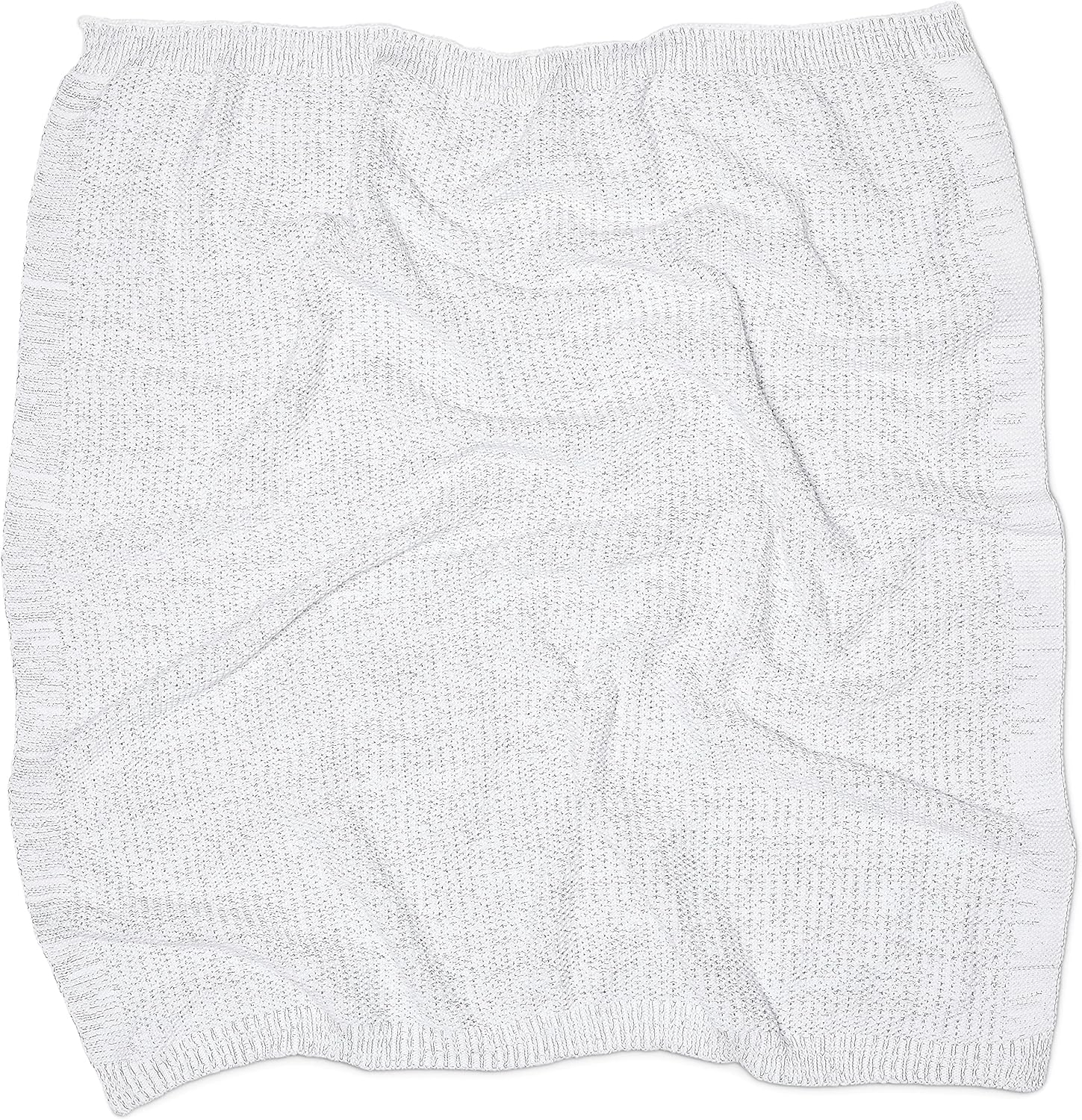 Classic Accessories White Acrylic Throw Blanket, Standard Throw