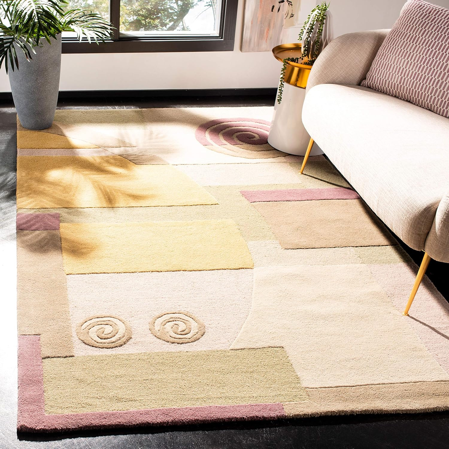 Safavieh Hand Tufted Wool Abstract Rug