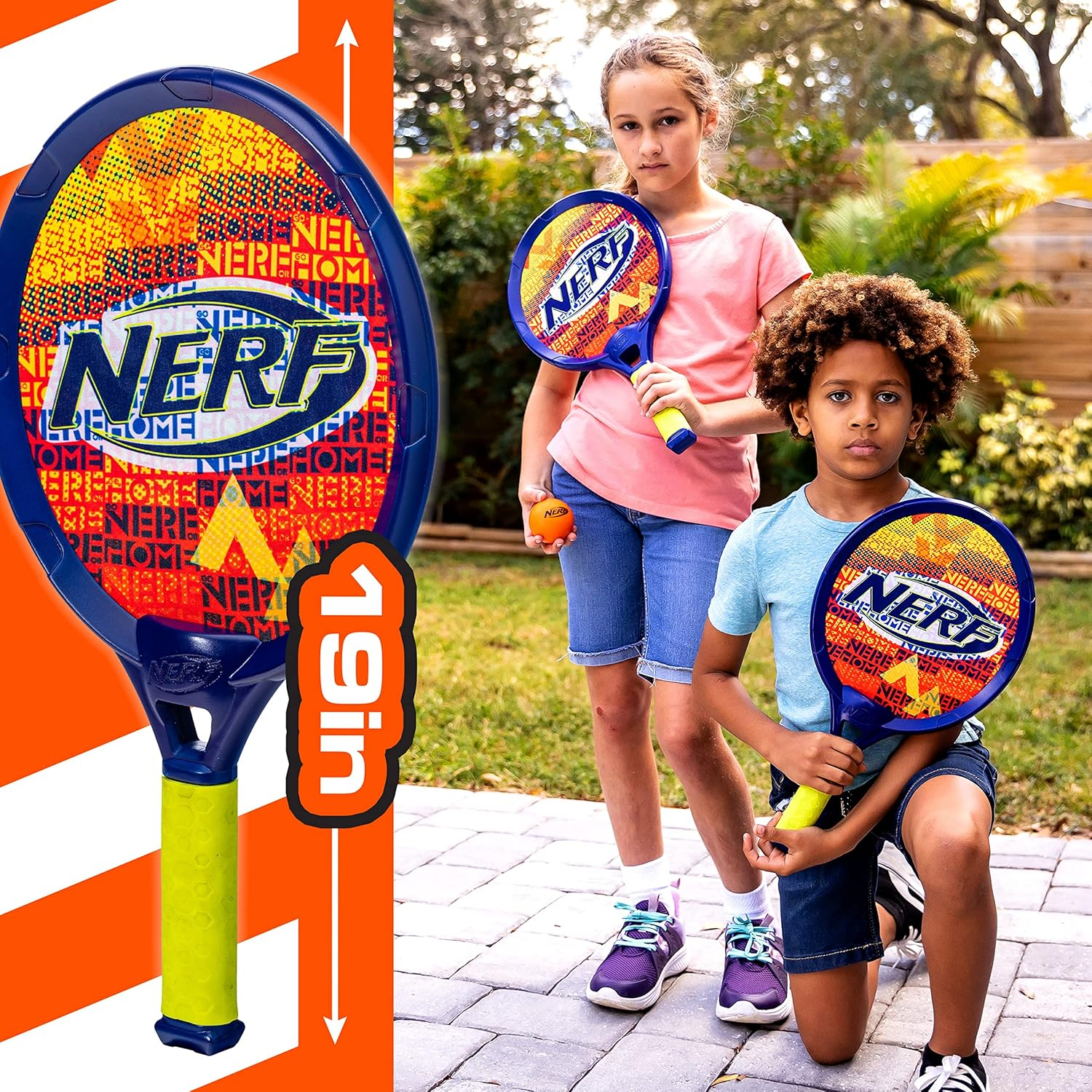 NERF Small Driveway Tennis Set