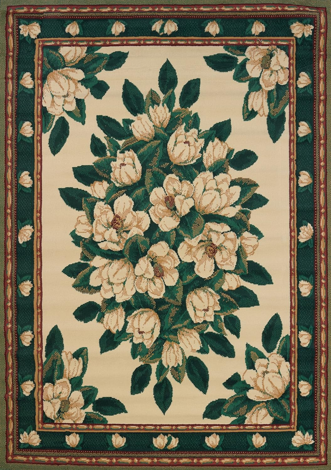 United Weavers Brunswick Eloise Traditional Floral Area Rug, Cream, 7'10" x 10'6"