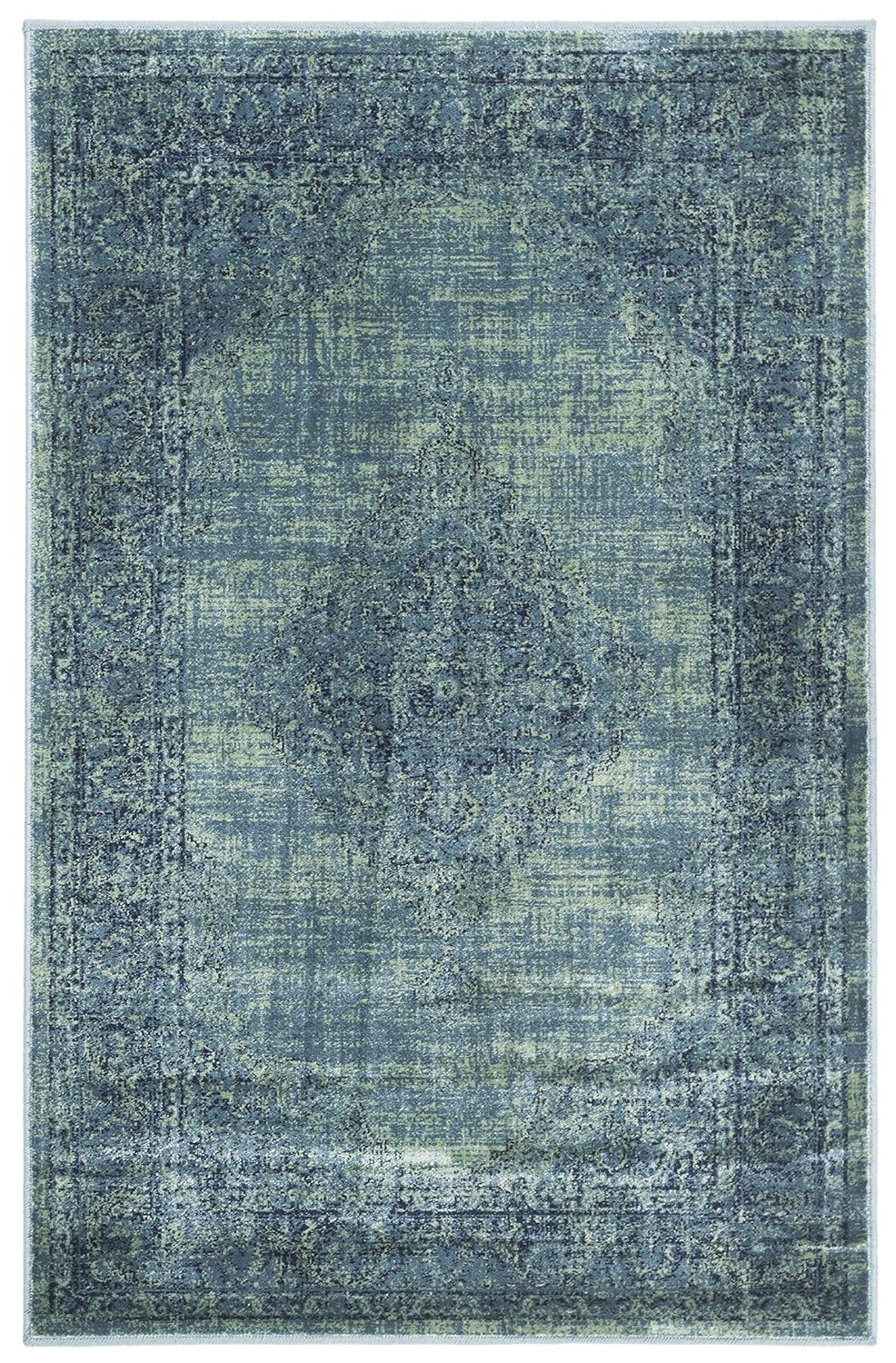 SAFAVIEH Vintage Kynaston Traditional Area Rug, Turquoise/Multi, 2' x 3'