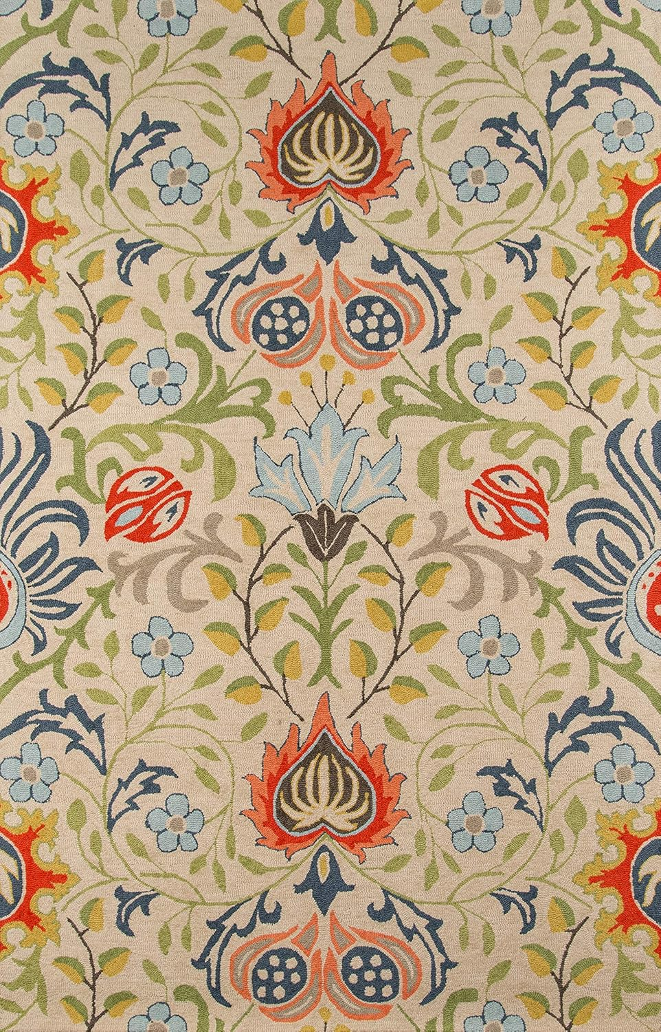 Momeni Newport Hand Tufted Wool Area Rugs 3'9" x 5'9" Contains Latex 4' x 6' Living Room, Bedroom