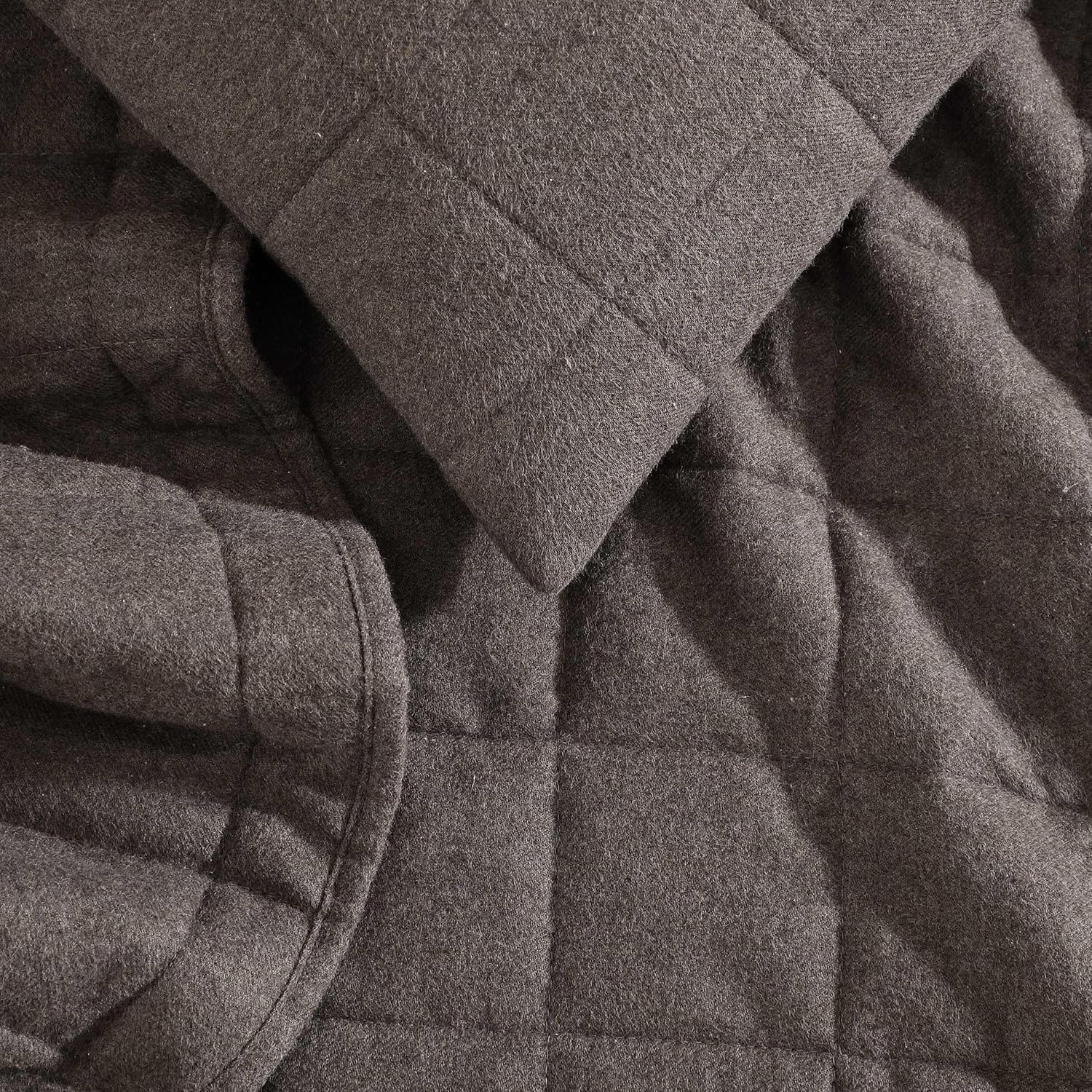 Chocolate Brown Euro Sham in Super Soft Cotton Flannel