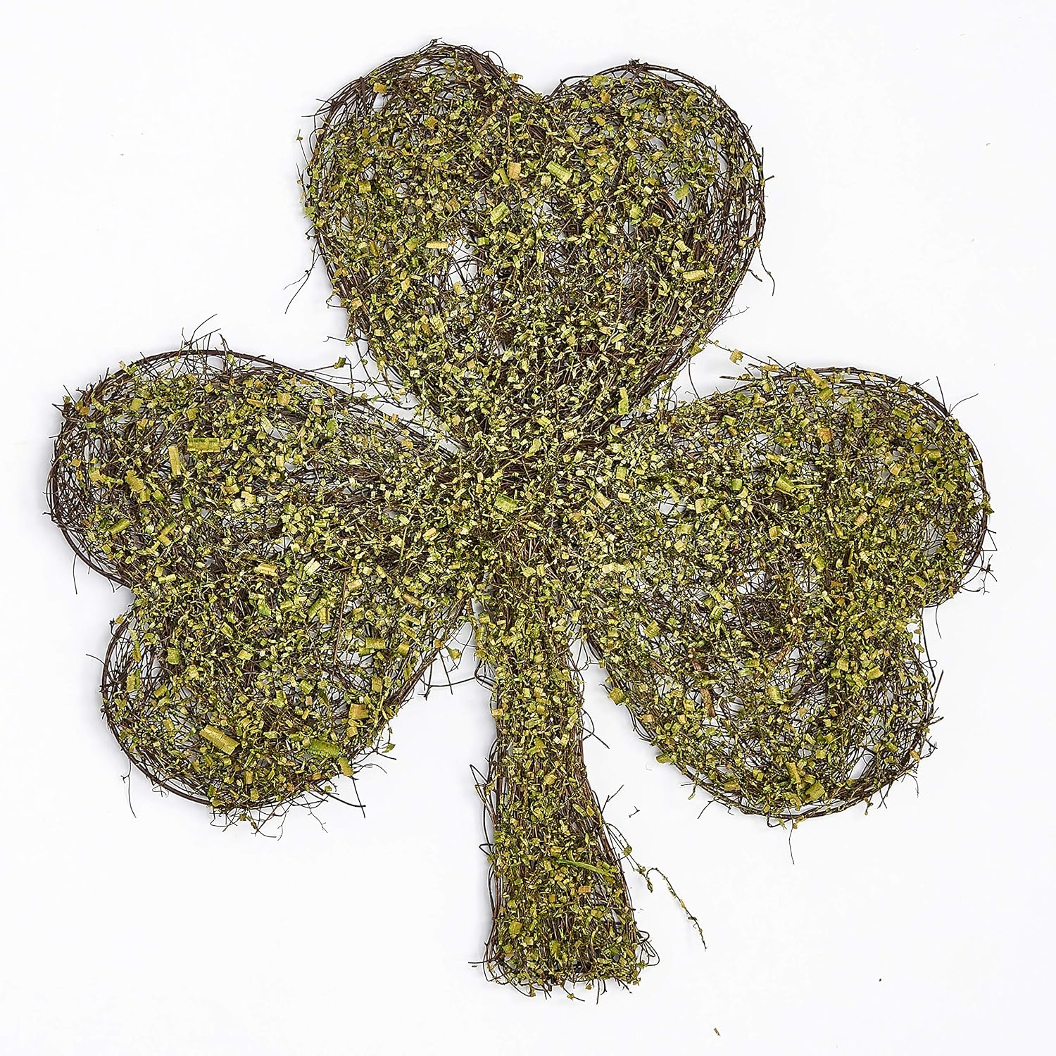 16" X 15" X 1" Wall Hanging St Patrick's Day Shamrock Decoration
