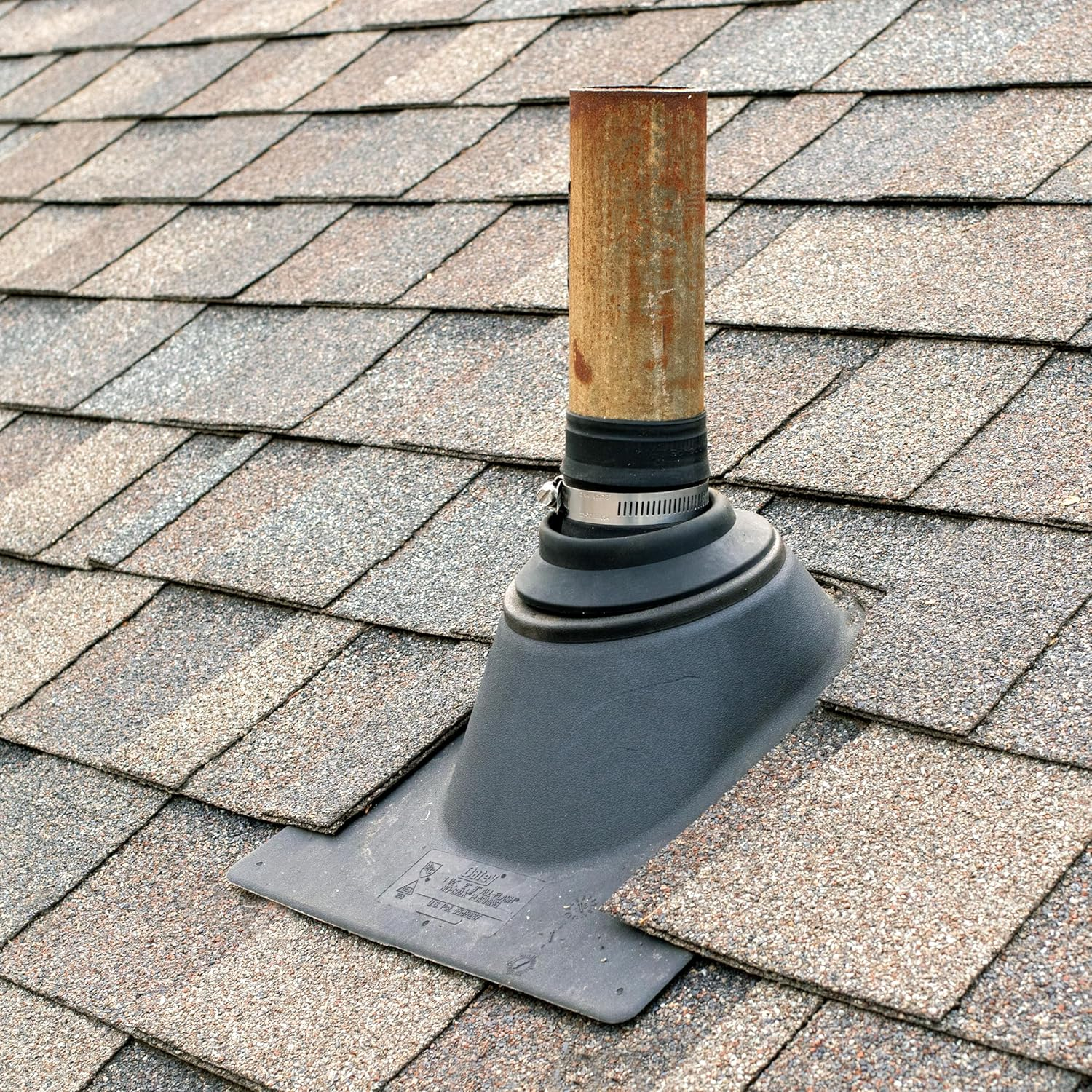 Bennington Roof Collar Repair Boot 2 Pack with Sealant Vent Flashing - Fits 1.5"-2" Pipe, Made in The USA