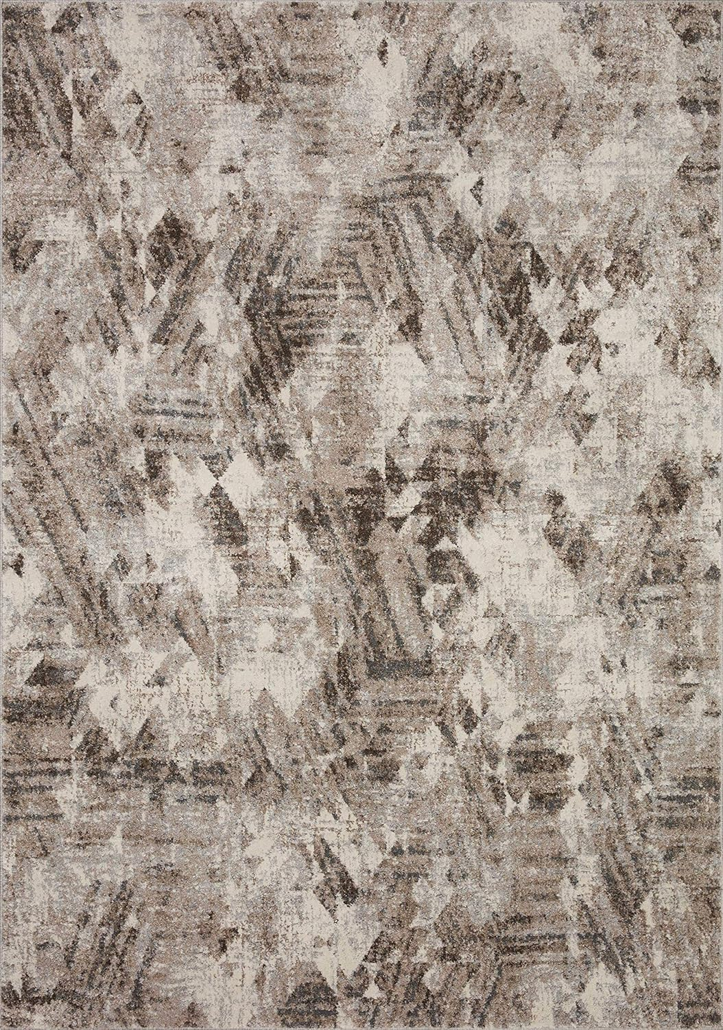 Loloi II Austen AUS-03 Abstract Natural / Mocha Area Rug 7'-10" x 10'-6"