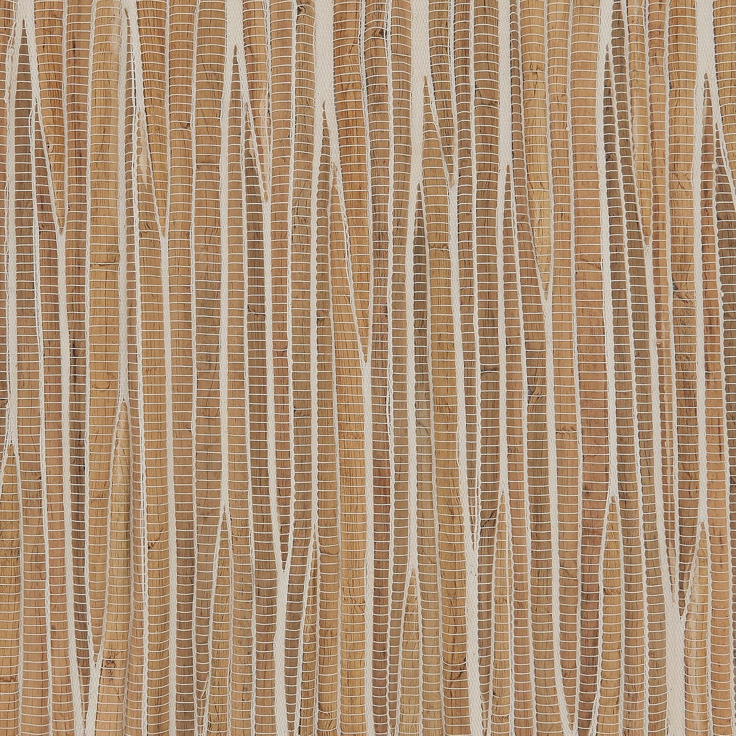 Natural Water Hyacinth and Wooden Bead Table Runner