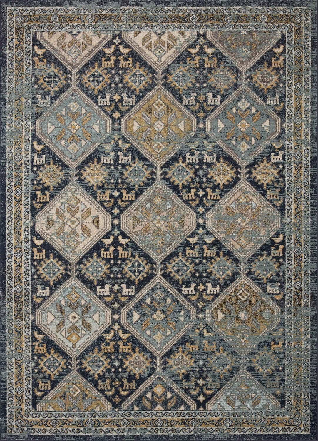 Loloi II Jocelyn Southwestern Navy / Blue Area Rug