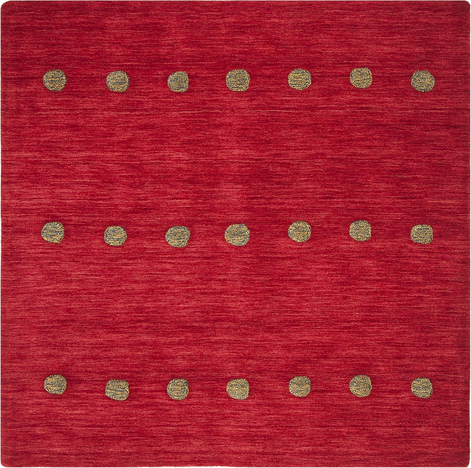SAFAVIEH Himalaya Collection HIM590Q Handmade Red Rug