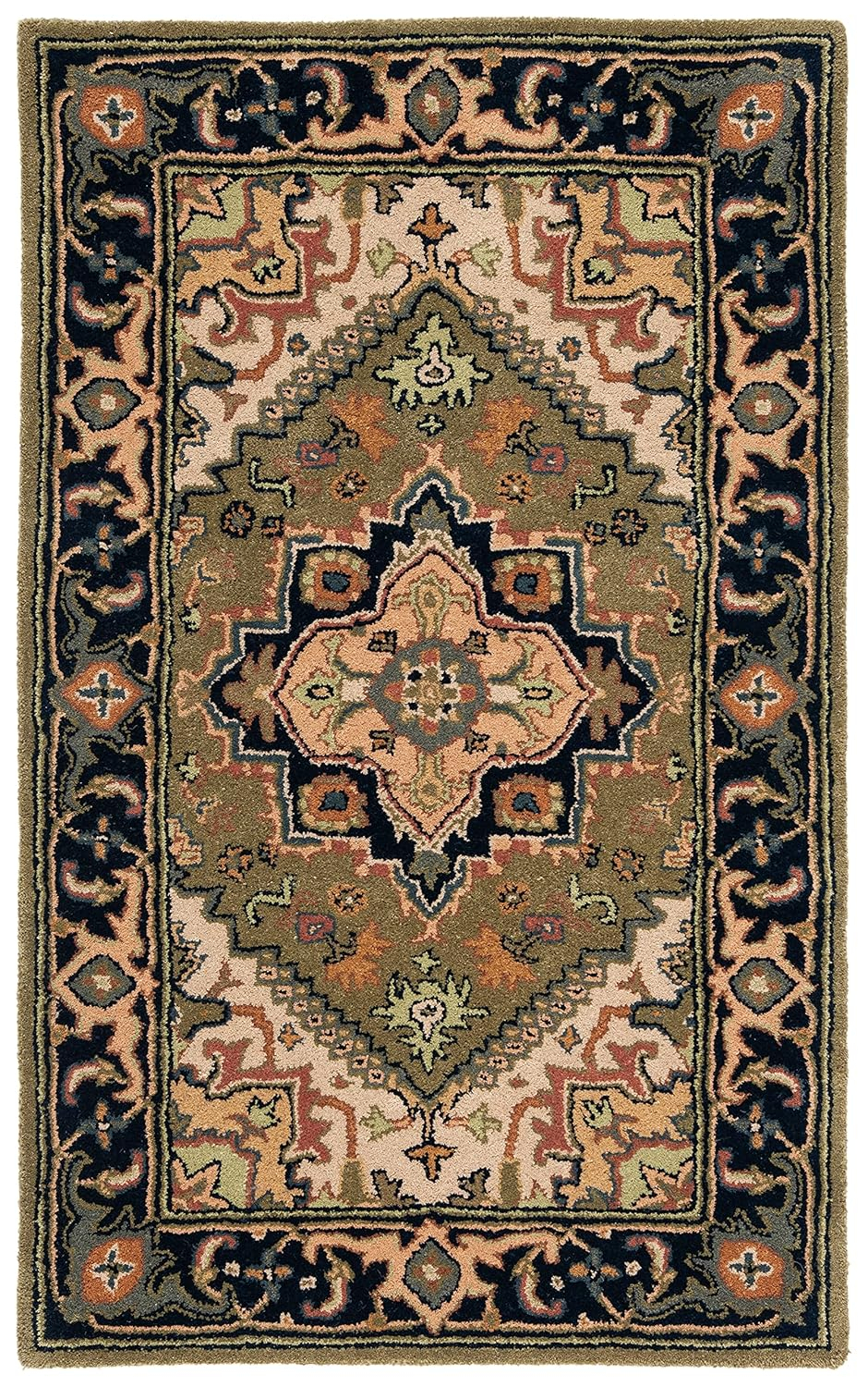 SAFAVIEH Heritage York Oriental Wool Area Rug, Red, 9'6" x 13'6"
