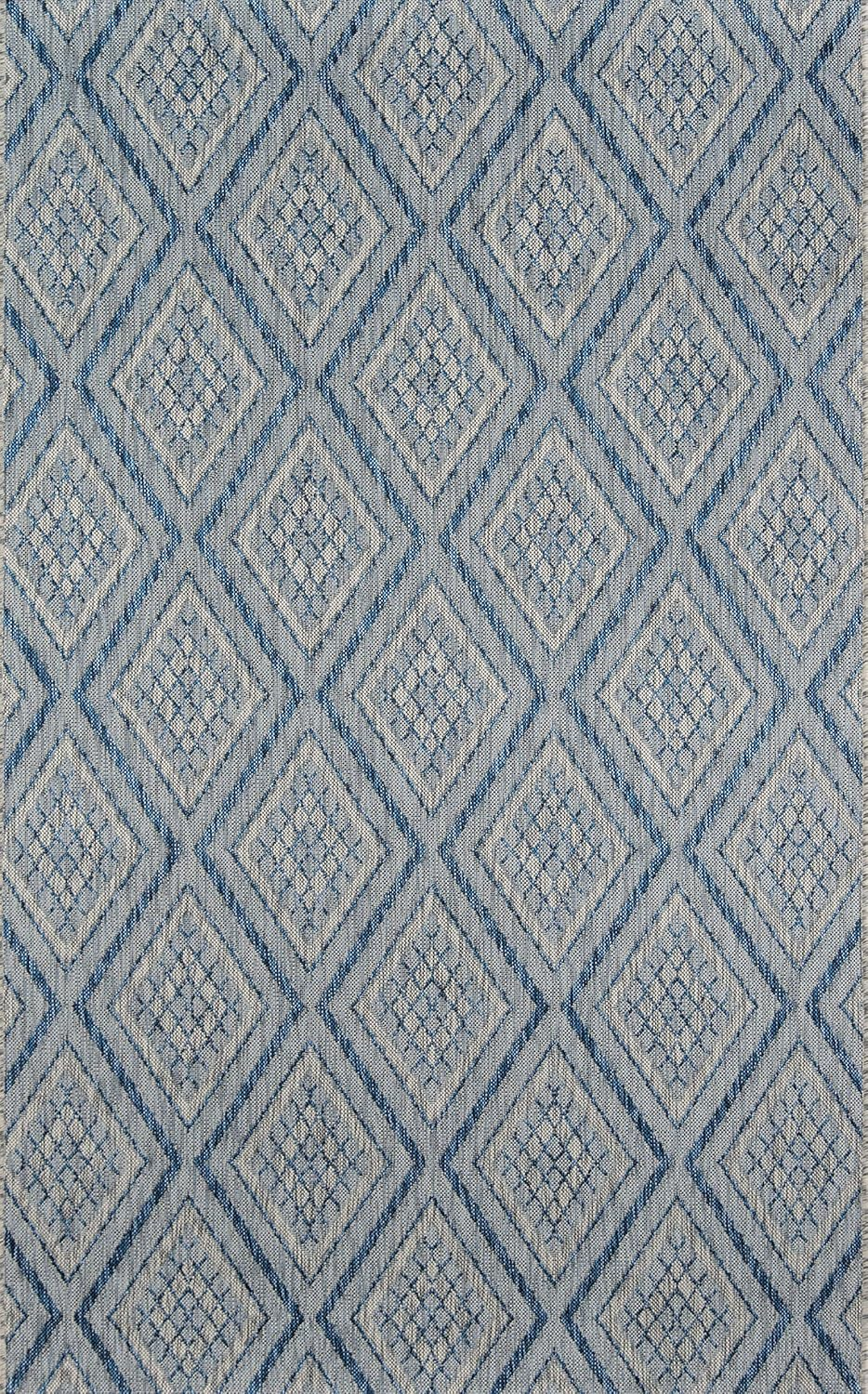 Madcap Cottage Lake Palace Rajastan Weekend Area, Indoor Outdoor Rug, 3'11" X 5'7" Blue