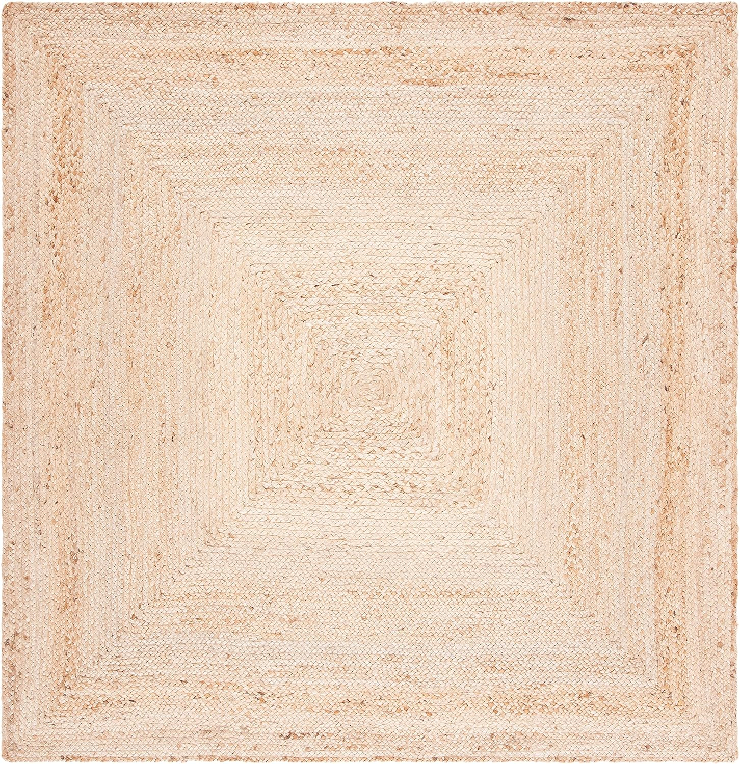 Natural Handmade Jute Geometric Rectangular Area Rug, 10' x 14'