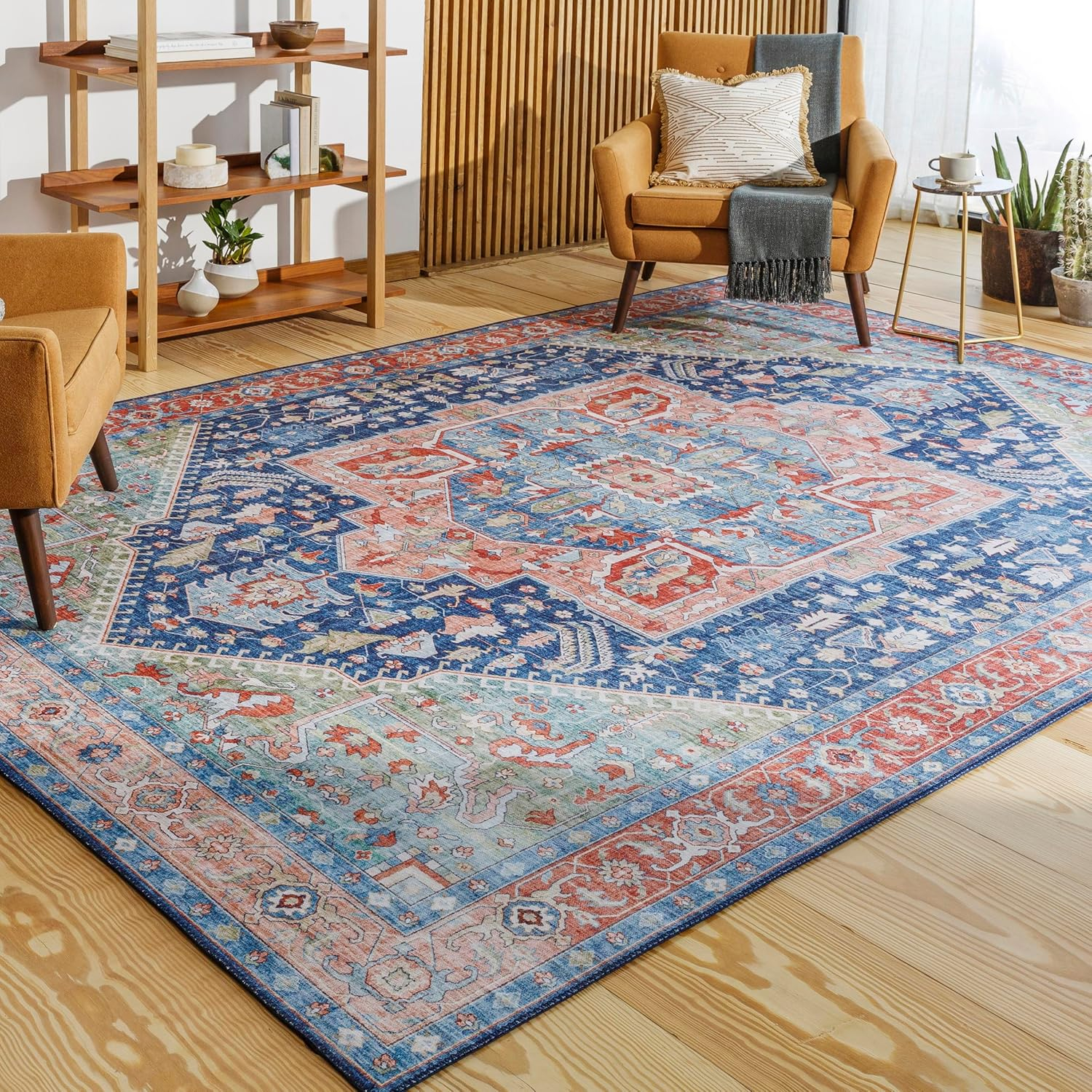 Bree Navy Doormat 2 ft. x 4 ft. Indoor Area Rug